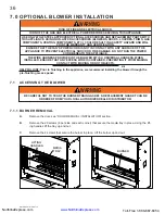 Предварительный просмотр 36 страницы Napoleon LHD45N Installation And Operating Instructions Manual