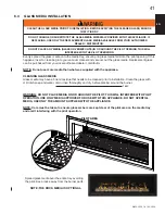 Preview for 41 page of Napoleon LV38N Installation And Operating Instructions Manual