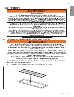 Preview for 115 page of Napoleon LV50N2 Installation And Operating Instructions Manual