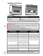 Предварительный просмотр 4 страницы Napoleon MIRAGE 605 M605RBCSS Assembly, Use And Care Manual