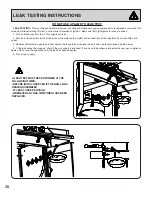 Предварительный просмотр 28 страницы Napoleon N415-0158 Assembly And Operating Instructions Manual