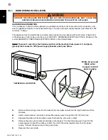 Предварительный просмотр 10 страницы Napoleon NEFB27HG Installation And Operating Instructions Manual