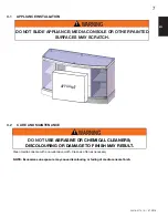 Preview for 7 page of Napoleon NEFE27-3116B Installation And Operating Instructions Manual