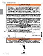 Preview for 34 page of Napoleon NEFL42FH-MT Installation And Operating Instructions Manual