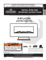 Napoleon NEFL42SH Installation And Operating Instructions Manual preview