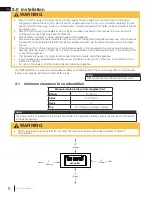 Preview for 8 page of Napoleon NEFL50B-HD Installation And Operation Manual