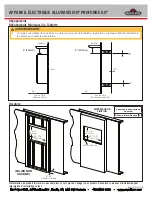 Preview for 4 page of Napoleon NEFL60CHD-1 Detailed Planning Dimensions