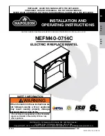 Preview for 1 page of Napoleon NEFM40-0714C Installation And Operating Instructions Manual