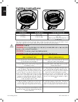 Предварительный просмотр 4 страницы Napoleon NK22K-LEG Assembly, Use And Care Manual