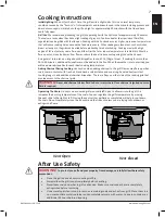 Предварительный просмотр 7 страницы Napoleon NK22K-LEG Assembly, Use And Care Manual