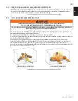 Preview for 33 page of Napoleon NZ3000 Installation And Operating Instructions Manual