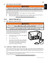 Preview for 37 page of Napoleon NZ3000 Installation And Operating Instructions Manual