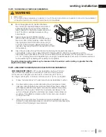 Preview for 23 page of Napoleon Plazmafire 31 Installation And Operation Manual