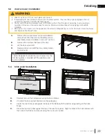 Preview for 29 page of Napoleon Plazmafire 31 Installation And Operation Manual