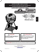 Preview for 37 page of Napoleon PRO22K-LEG-2 Assembly, Use And Care Manual