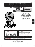 Preview for 49 page of Napoleon PRO22K-LEG-2 Assembly, Use And Care Manual