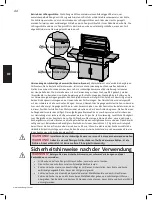 Предварительный просмотр 44 страницы Napoleon PRO605 Assembly, Use And Care Manual