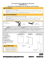 Preview for 1 page of Napoleon PRPAX36 Installation Instructions