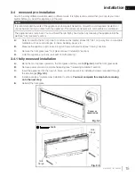 Preview for 15 page of Napoleon purview 42 Series Installation And Operation Manual