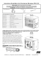 Preview for 7 page of Napoleon PVA-811X Installation Instructions Manual