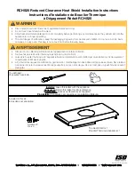 Preview for 1 page of Napoleon RCHS20 Installation Instructions