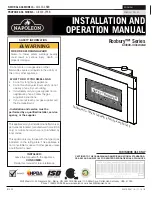 Napoleon Roxbury GI3600-4NSB Installation And Operation Manual preview