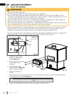 Preview for 24 page of Napoleon S20-1 Installation And Operation Manual