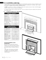 Preview for 10 page of Napoleon S20i Installation And Operation Manual