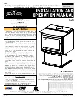 Preview for 1 page of Napoleon S25 Installation And Operation Manual