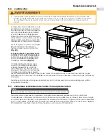 Preview for 73 page of Napoleon S25 Installation And Operation Manual