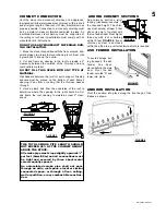 Preview for 5 page of Napoleon Savoy Installation And Operation Instructions Manual