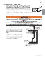 Preview for 47 page of Napoleon TIMBERWOLF PEDESTAL T2250 Installation And Operating Instructions Manual