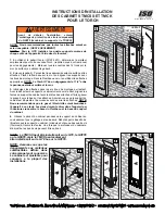 Предварительный просмотр 2 страницы Napoleon TMCSS Installation Instructions