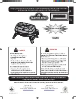 Napoleon TQ240 Manual preview