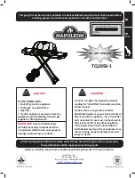 Предварительный просмотр 1 страницы Napoleon TQ285X-1-A Manual