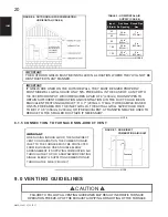 Preview for 20 page of Napoleon ULTIMATE 9700 Series Installation And Operating Instructions Manual