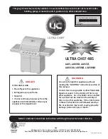 Napoleon ultra chef 485 series User Manual preview