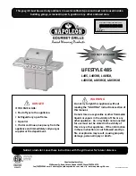 Napoleon ultra chef L485 Installation And Operating Instructions Manual предпросмотр