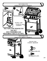 Предварительный просмотр 19 страницы Napoleon Ultra Chef U405 CART Assembly Instructions Nstructions / Owners Manual