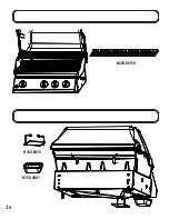 Предварительный просмотр 26 страницы Napoleon Ultra Chef U405 CART Assembly Instructions Nstructions / Owners Manual