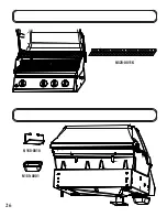 Preview for 26 page of Napoleon Ultra Chef UP405 PEDESTAL Assembly Instructions Nstructions / Owners Manual