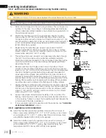 Preview for 28 page of Napoleon Vittoria GD19-2 Installation And Operation Manual