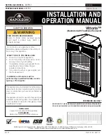 Napoleon Vittoria GD19N-2 Installation And Operation Manual preview