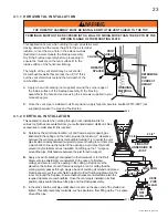 Предварительный просмотр 23 страницы Napoleon Vittoria GD19N Installation And Operating Instructions Manual