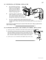 Предварительный просмотр 27 страницы Napoleon Vittoria GD19N Installation And Operating Instructions Manual