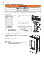 Предварительный просмотр 40 страницы Napoleon Vittoria GD19N Installation And Operating Instructions Manual