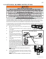 Предварительный просмотр 41 страницы Napoleon Vittoria GD19N Installation And Operating Instructions Manual