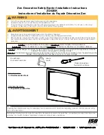 Preview for 1 page of Napoleon Zen ZD42BK Installation Instructions