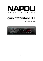 NAPOLI ELECTRONICS MP3-3793 Owner'S Manual preview