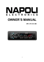 Предварительный просмотр 16 страницы NAPOLI ELECTRONICS MP3-3793 Owner'S Manual